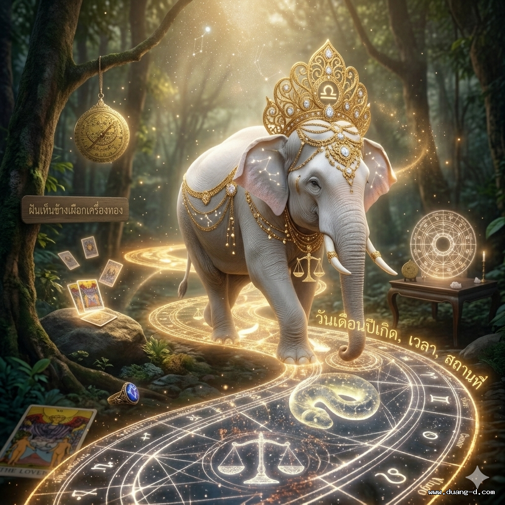 ภาพช้างในความฝันและเลขเด็ดงวด 16 เม.ย. 2569